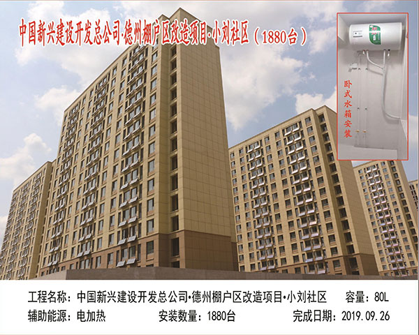 中国新兴建设开发总公司 德州棚户区改造项目 小刘社区